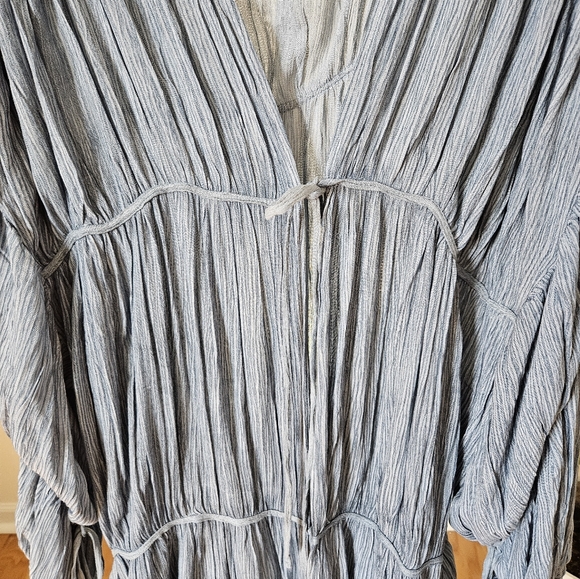 Free People Juliet Duster in Denim blue color One Size - Picture 5 of 14